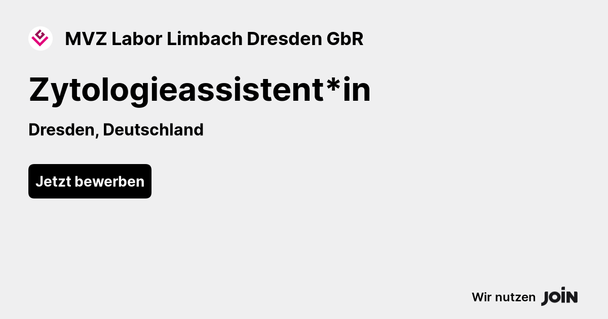 MVZ Labor Limbach Dresden GbR Dresden Zytologieassistent In