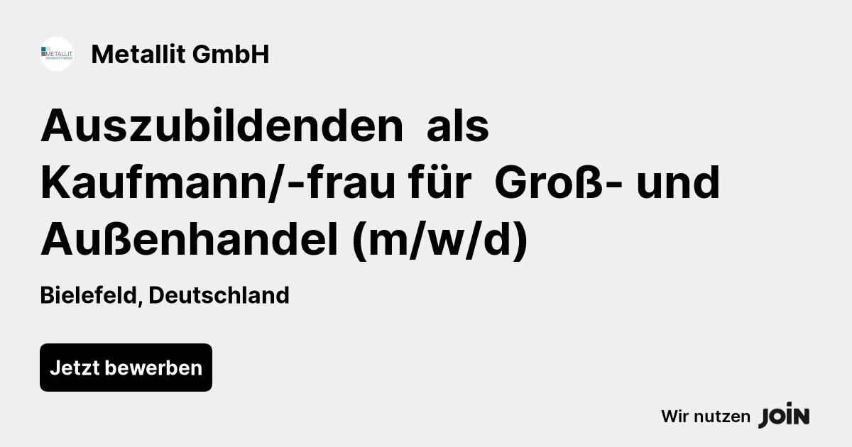 Metallit Bielefeld Auszubildenden Als Kaufmann Frau F R Gro Und