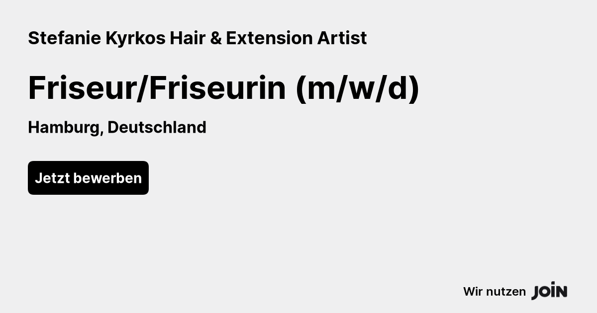 Stefanie Kyrkos Hair Extension Artist Hamburg Friseur Friseurin M