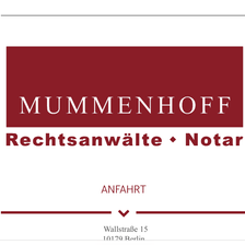 MUMMENHOFF Rechtsanwälte Notar