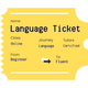Language Ticket