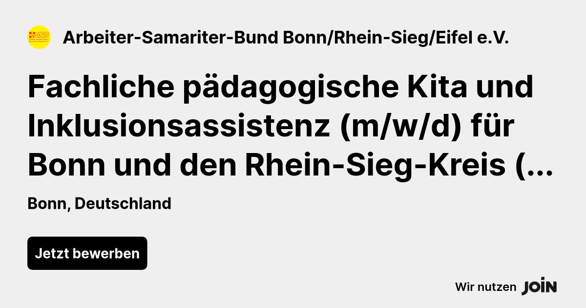 Arbeiter-Samariter-Bund Bonn/Rhein-Sieg/Eifel e.V. logo