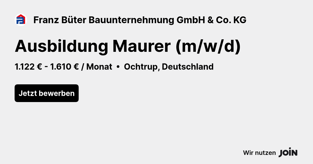 Franz Büter Bauunternehmung GmbH & Co. KG logo