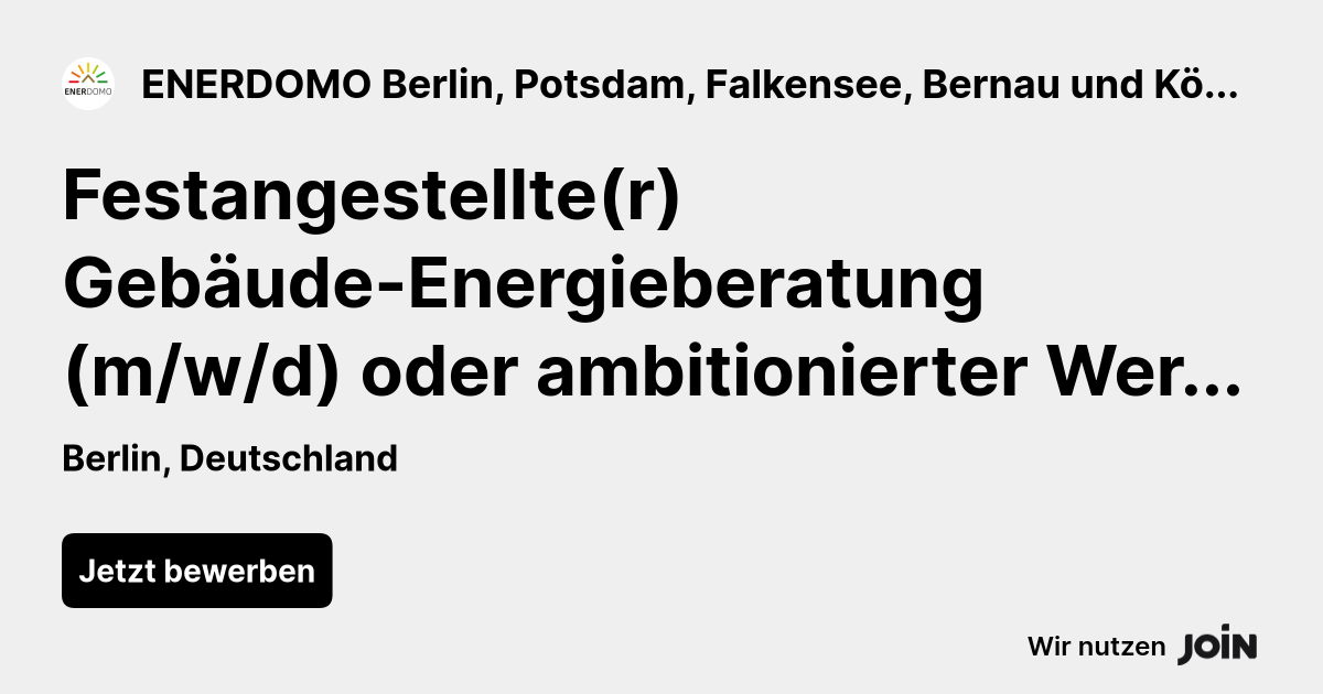 ENERDOMO Berlin, Potsdam, Falkensee, Bernau und Königs Wusterhausen logo