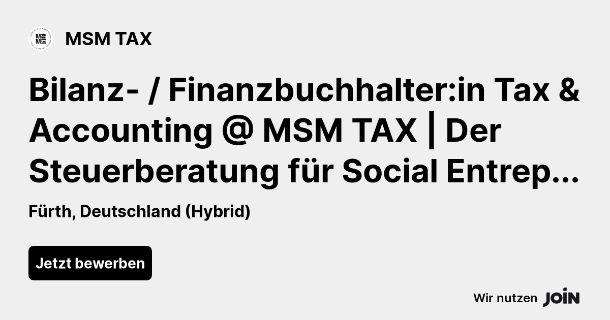MSM TAX logo