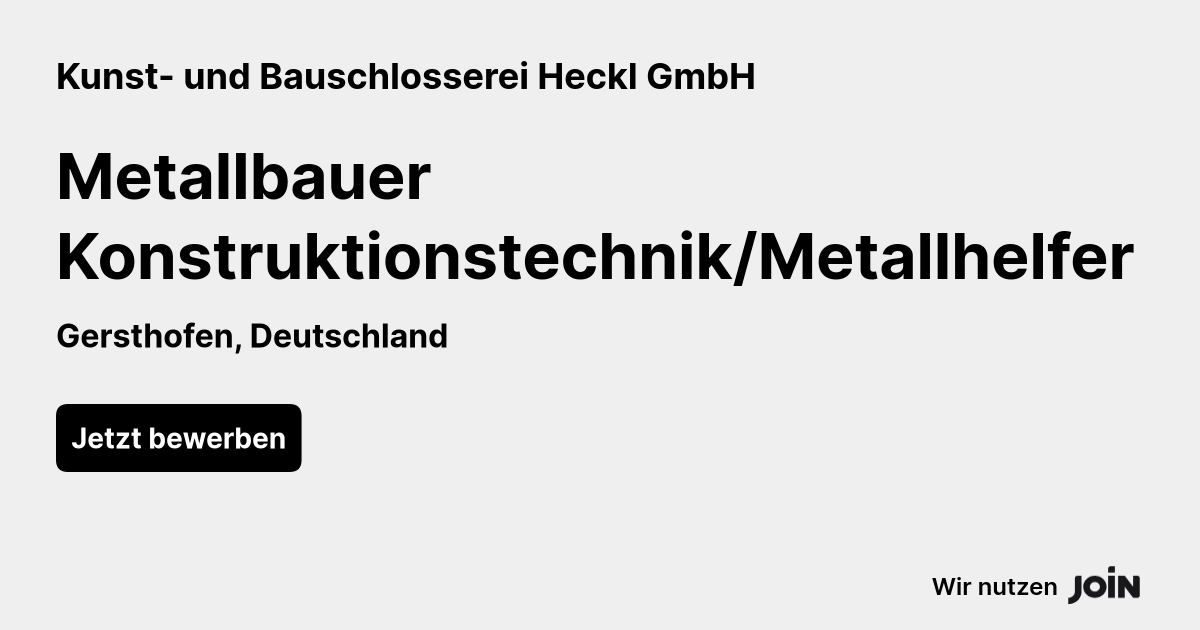 Kunst- und Bauschlosserei Heckl GmbH logo