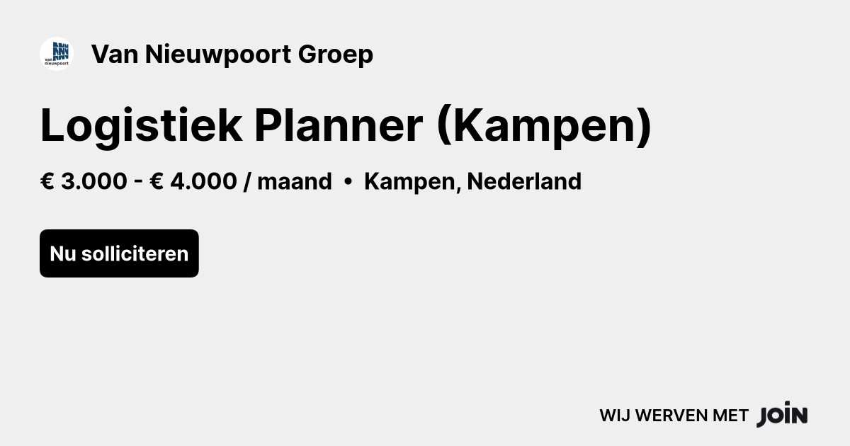 Van Nieuwpoort Groep logo