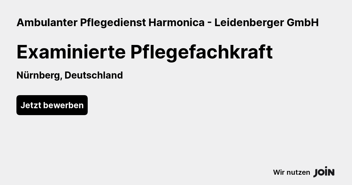 Ambulanter Pflegedienst Harmonica - Leidenberger GmbH logo