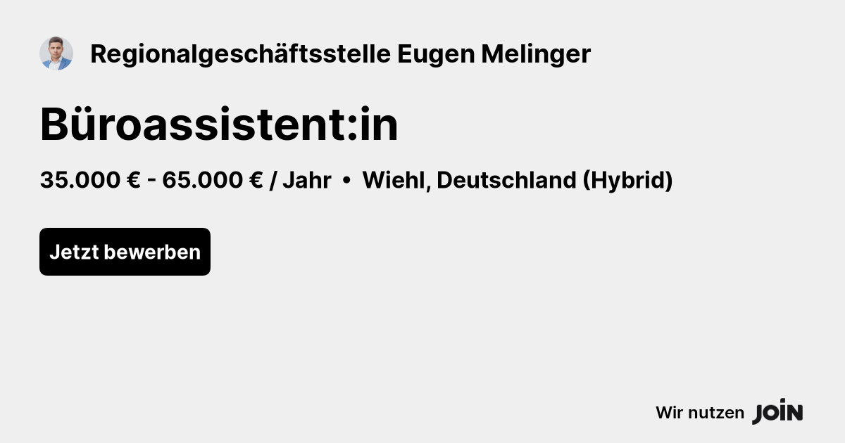 Regionalgeschäftsstelle Eugen Melinger logo