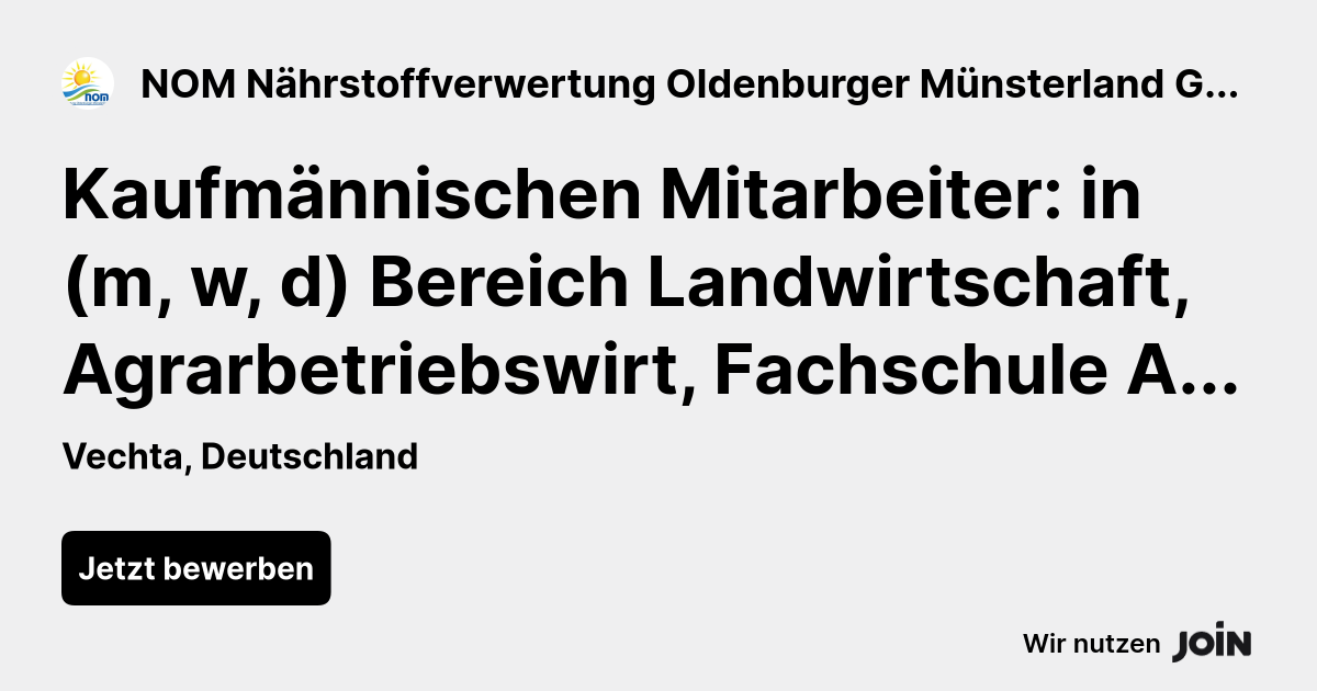 NOM Nährstoffverwertung Oldenburger Münsterland GmbH logo