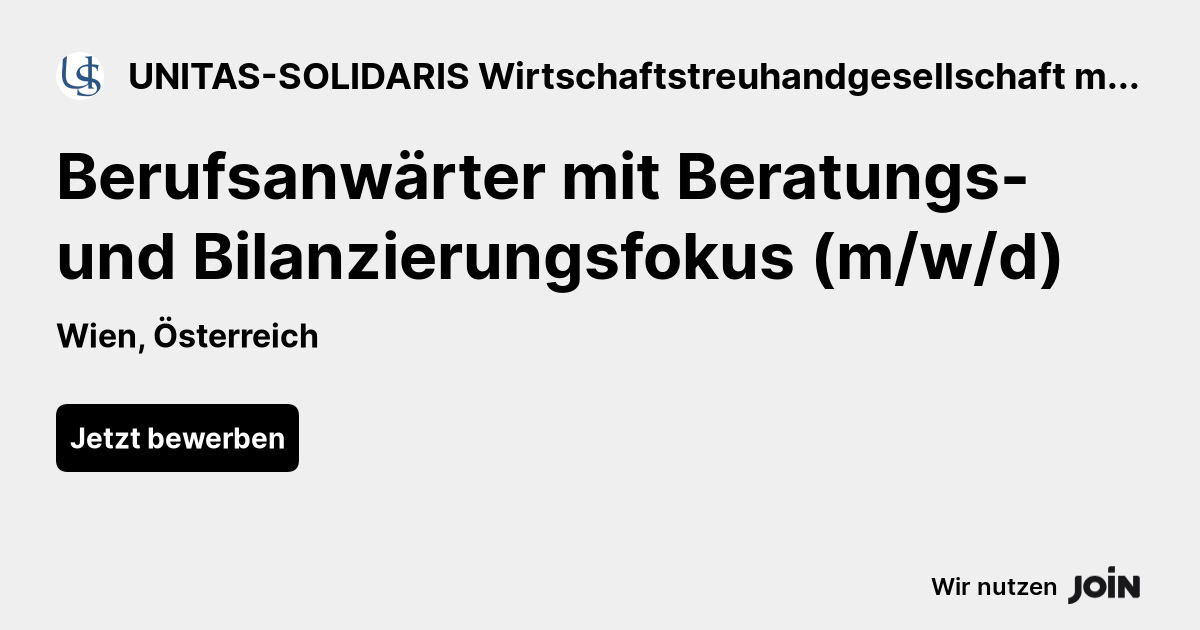 UNITAS-SOLIDARIS Wirtschaftstreuhandgesellschaft mbH logo