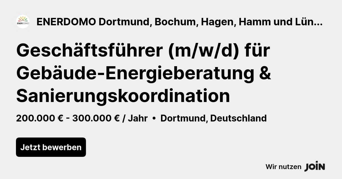 ENERDOMO Dortmund, Bochum, Hagen, Hamm und Lünen logo