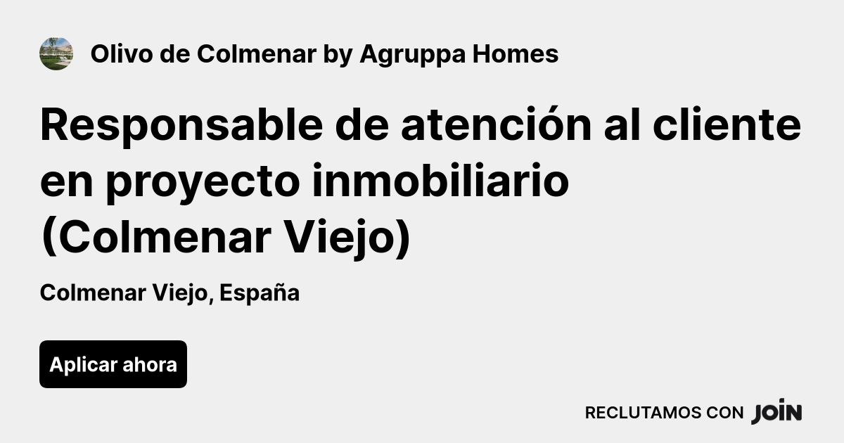 Olivo de Colmenar by Agruppa Homes logo
