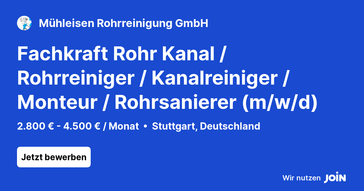 Mühleisen Rohrreinigung GmbH logo