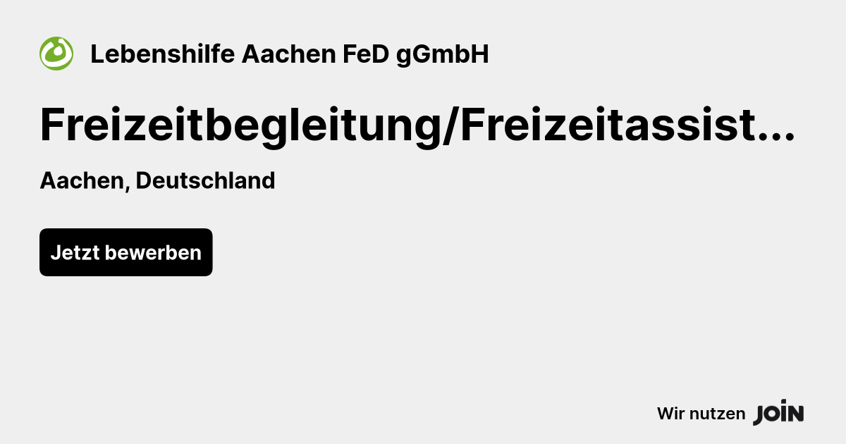 Lebenshilfe Aachen FeD gGmbH logo