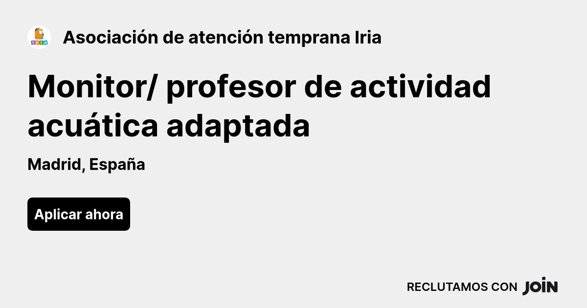 Asociación de atención temprana Iria logo