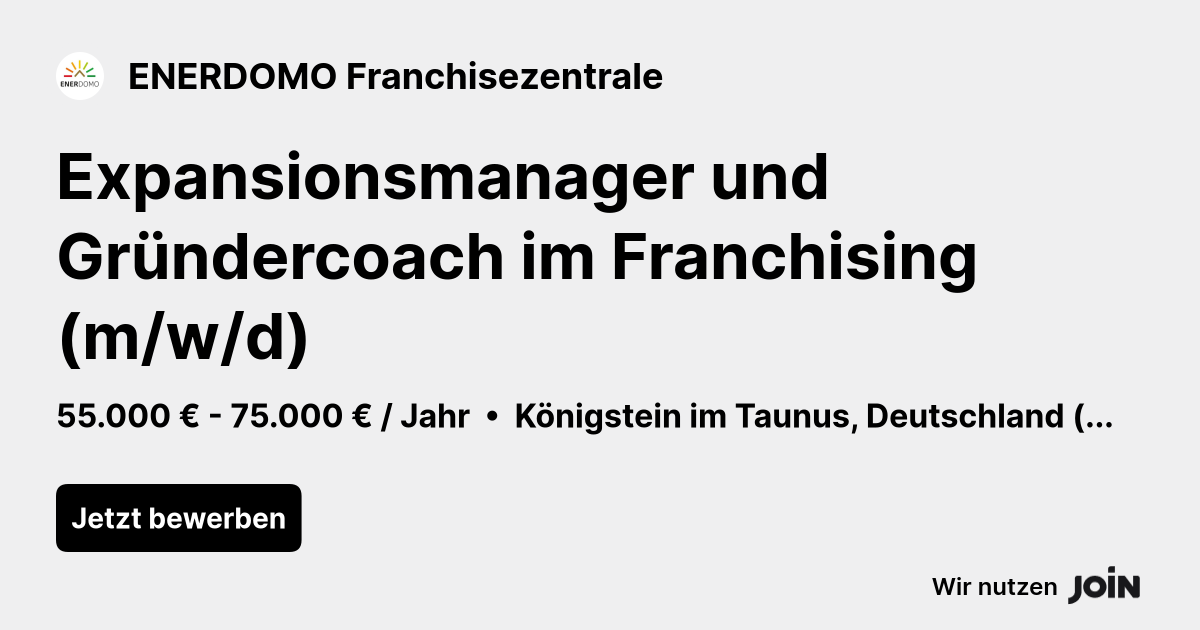 Enerdomo Franchisezentrale logo