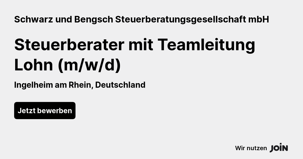 Schwarz und Bengsch Steuerberatungsgesellschaft mbH logo