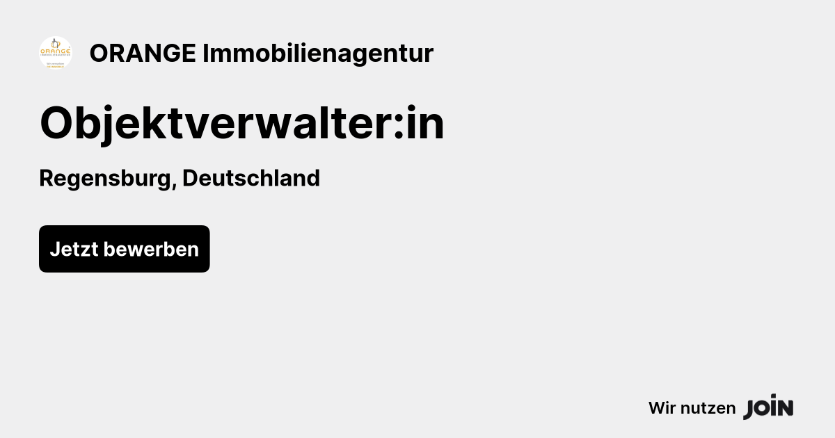 ORANGE Immobilienagentur logo