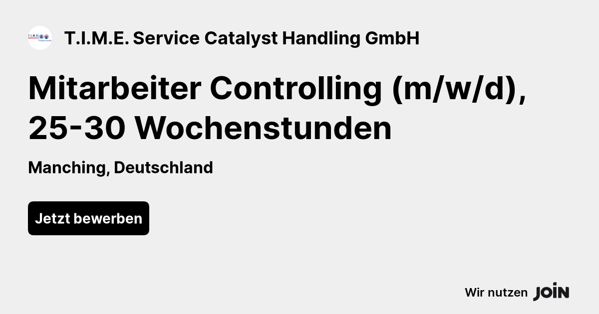 T.I.M.E. Service Catalyst Handling GmbH logo
