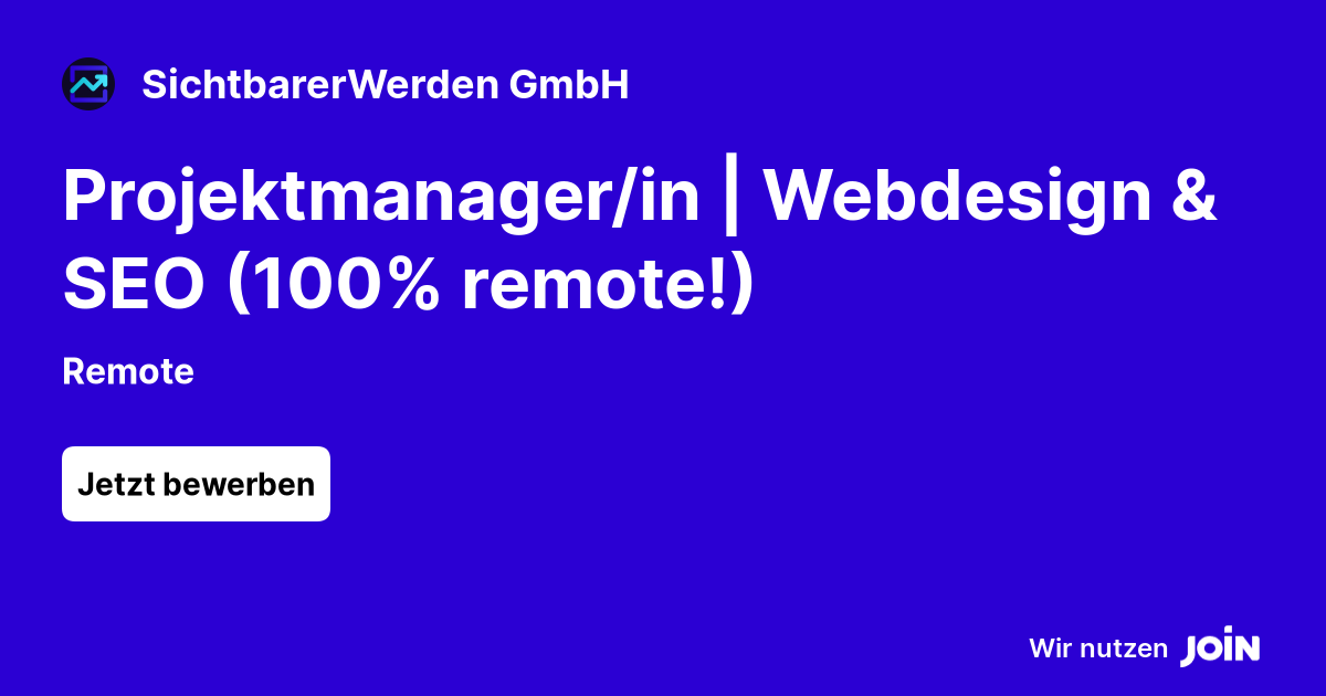 SichtbarerWerden GmbH logo
