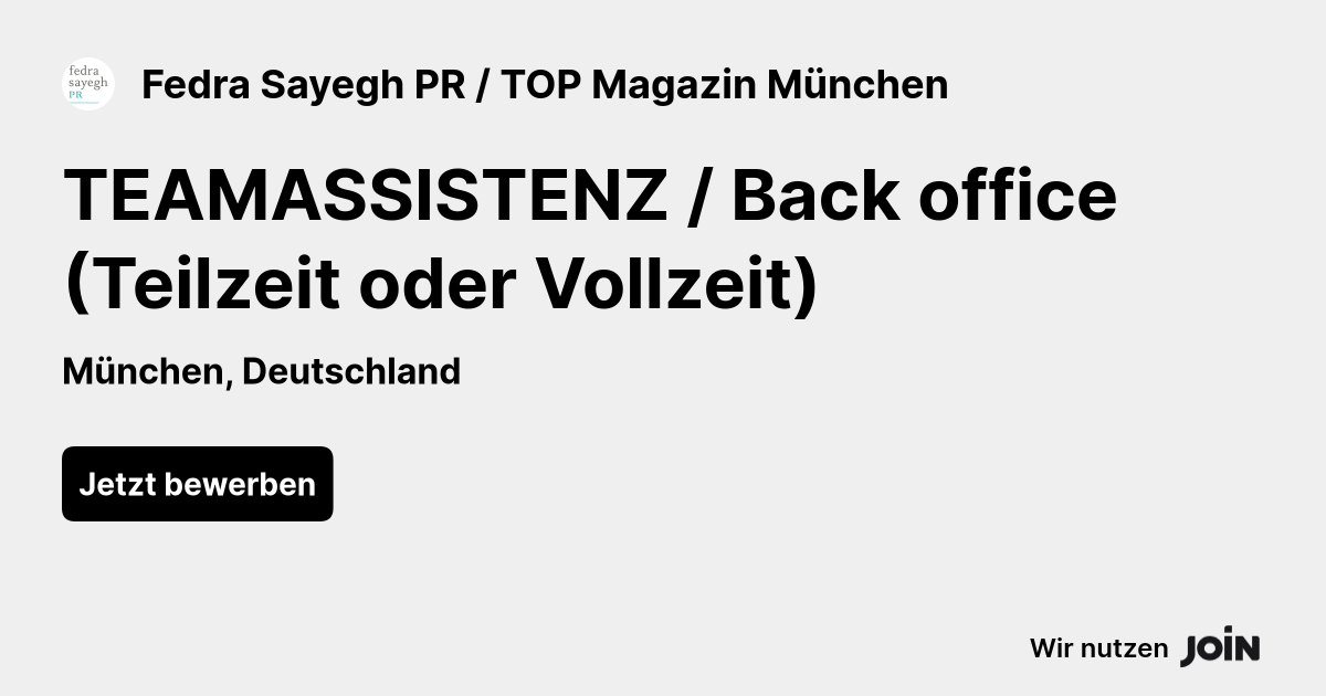 Fedra Sayegh PR / TOP Magazin München logo