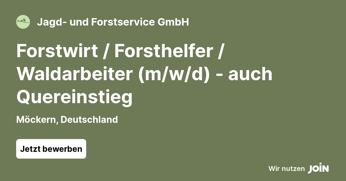 Jagd- und Forstservice GmbH logo