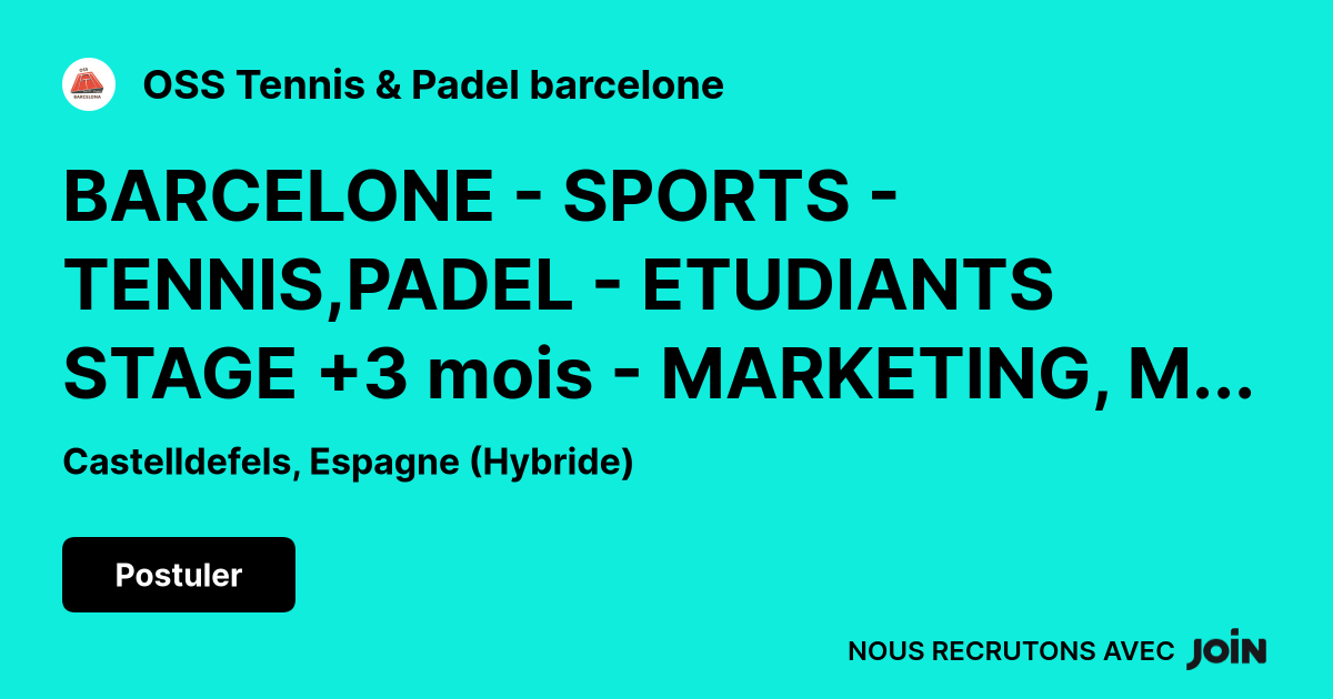 OSS Tennis & Padel barcelone logo