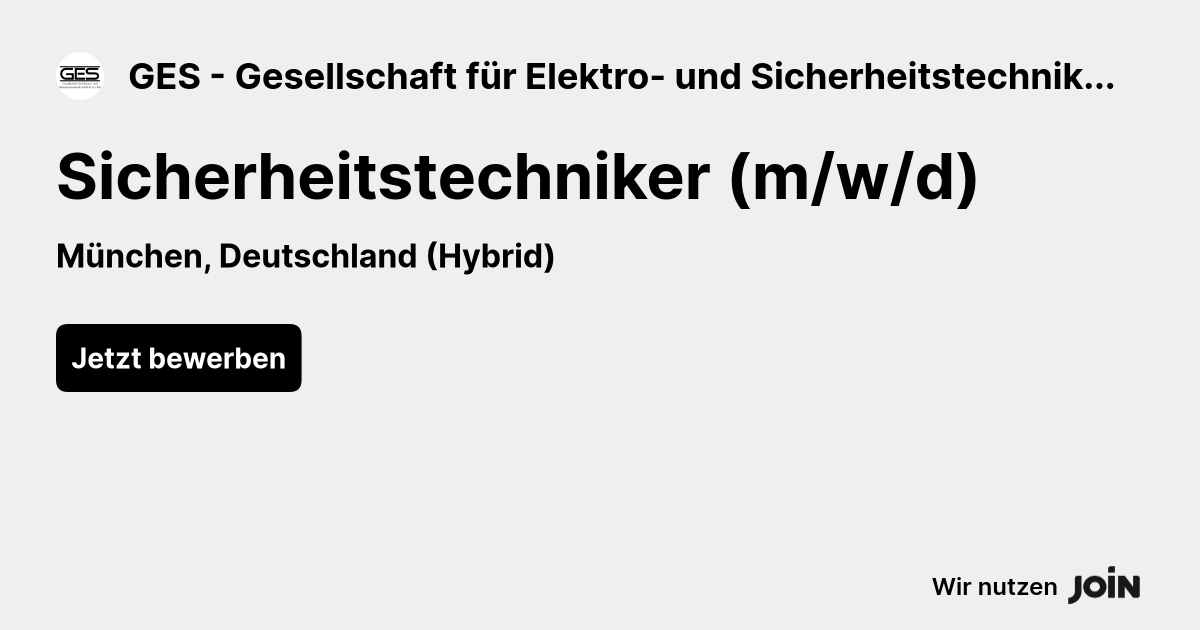 GES - Gesellschaft für Elektro- und Sicherheitstechnik mbH & Co. KG logo