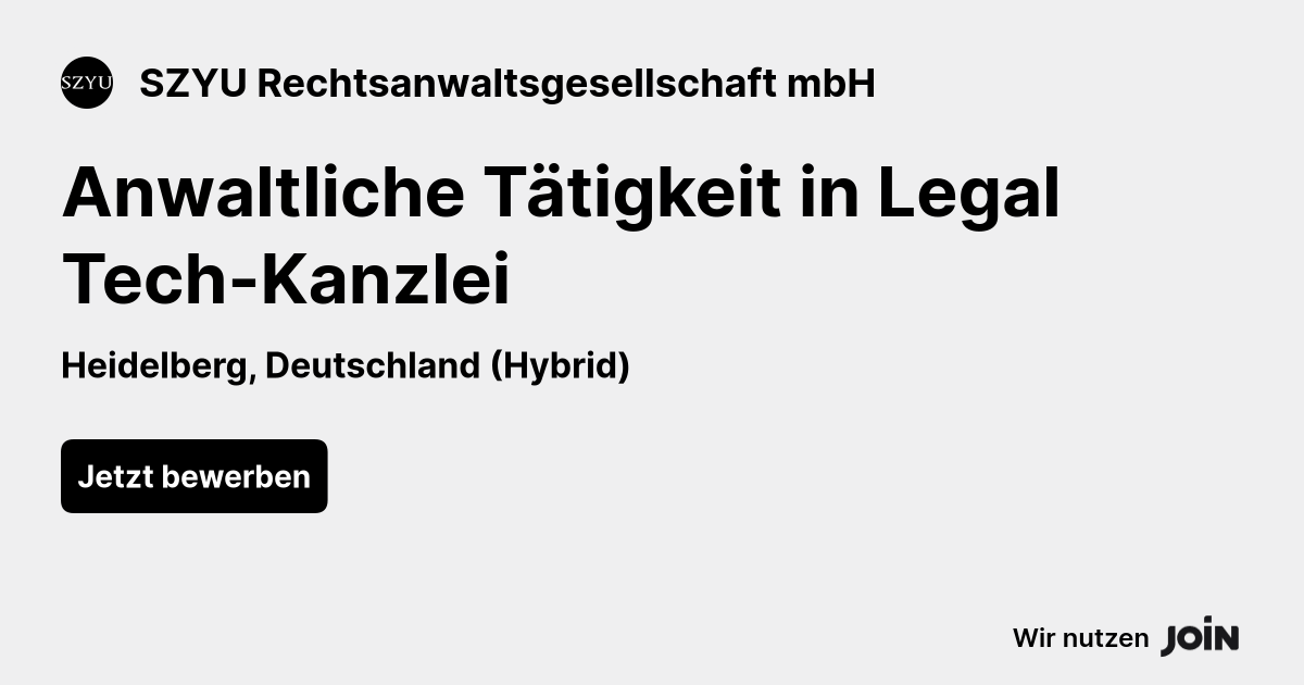 SZYU Rechtsanwaltsgesellschaft mbH logo