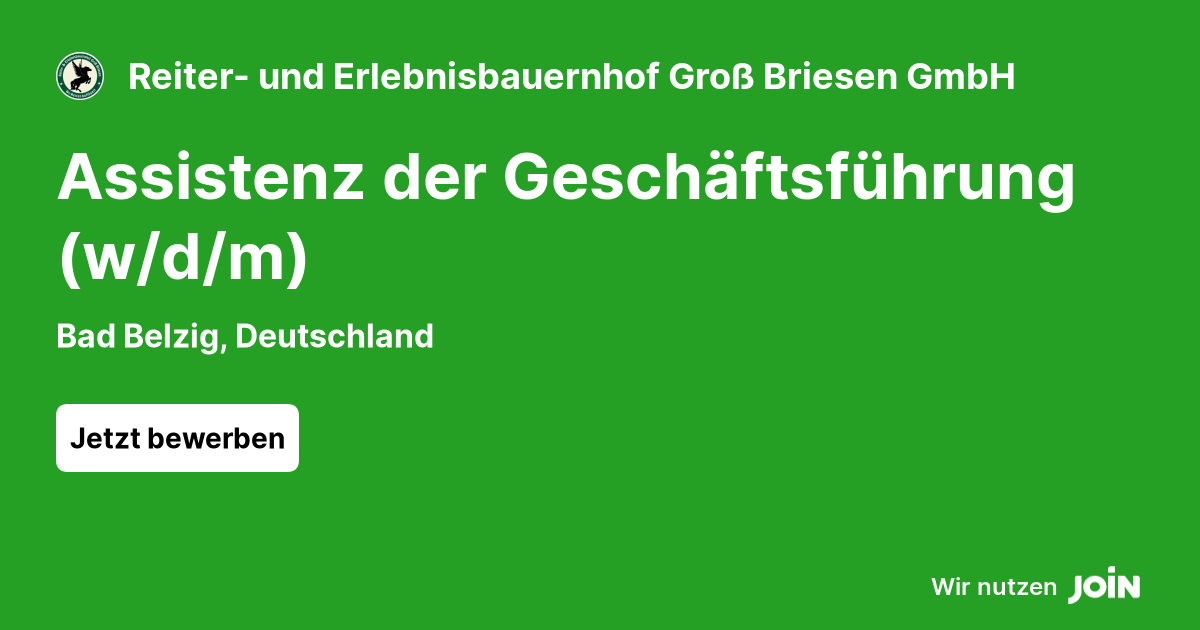 Reiter- und Erlebnisbauernhof Groß Briesen GmbH logo