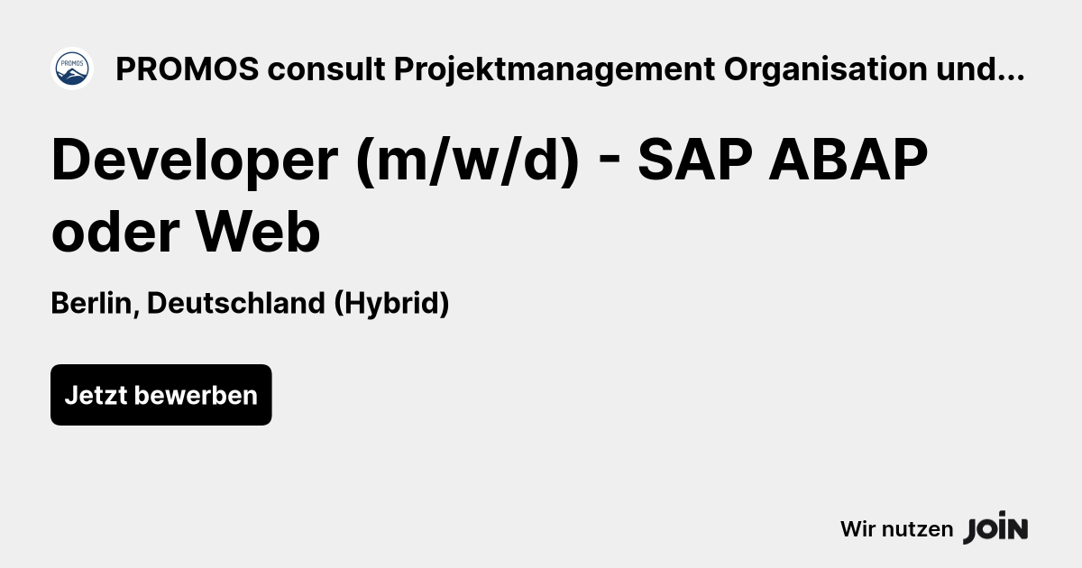 PROMOS consult Projektmanagement Organisation und Service GmbH logo