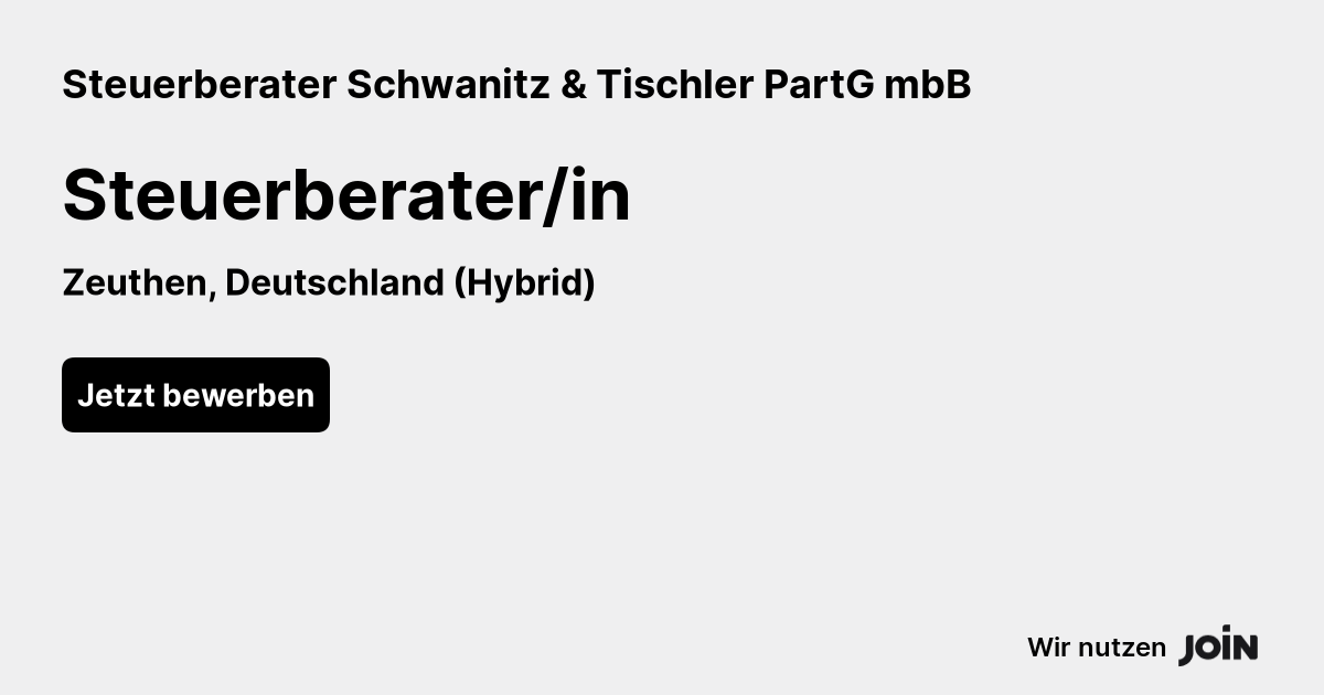 Steuerberater Schwanitz & Tischler PartG mbB logo