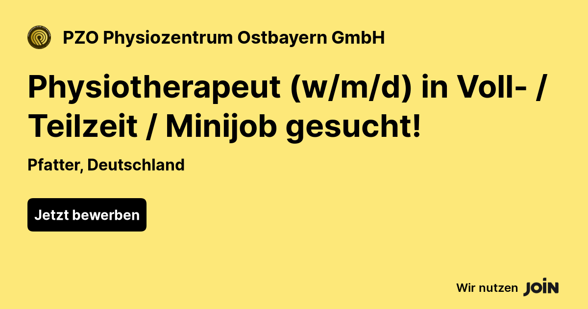PZO Physiozentrum Ostbayern GmbH logo