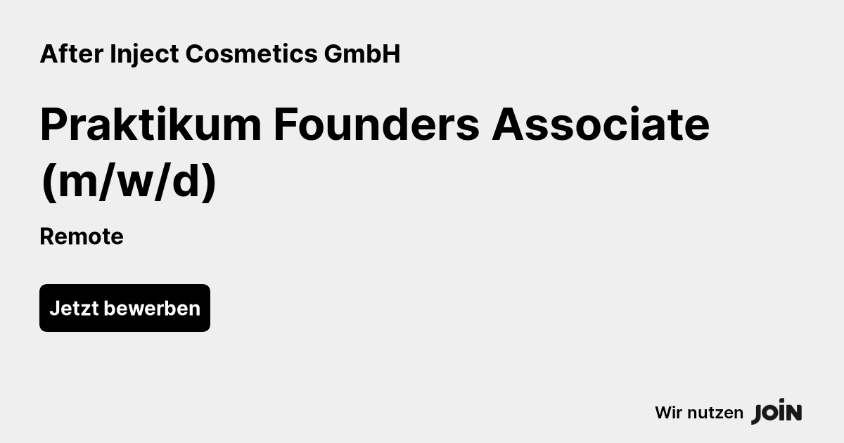 After Inject Cosmetics GmbH logo