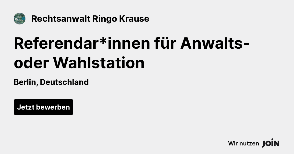Rechtsanwalt Ringo Krause logo