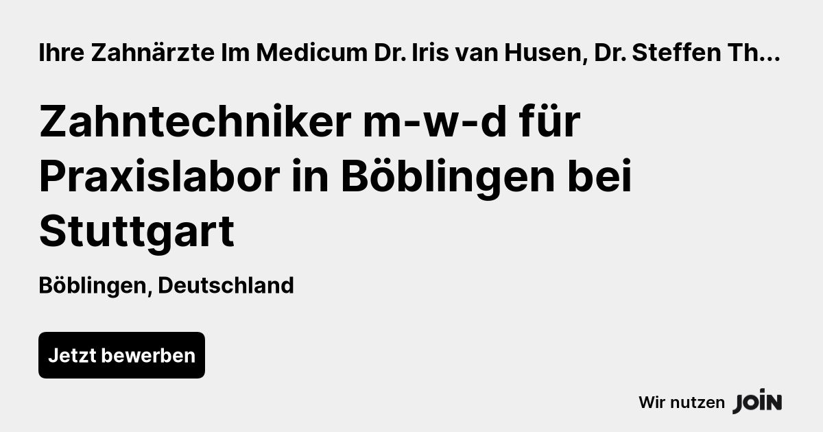 Ihre Zahnärzte Im Medicum Dr. Iris van Husen, Dr. Steffen Thau logo
