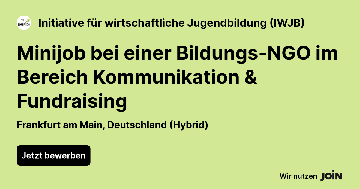 Initiative für wirtschaftliche Jugendbildung (IWJB) logo