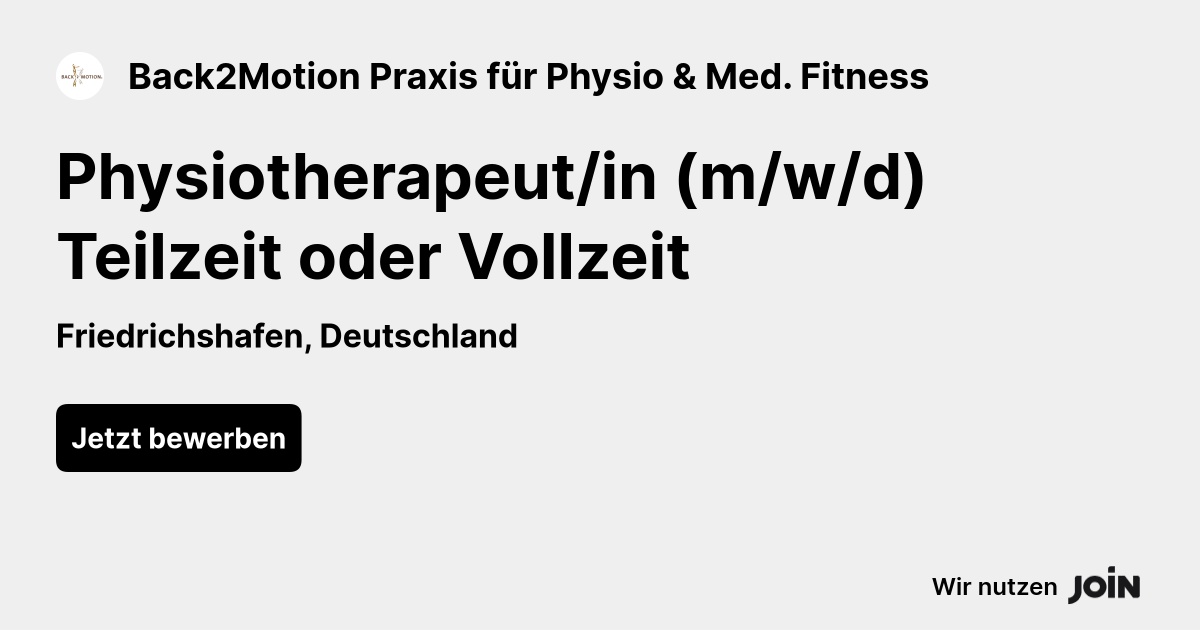 Back2Motion Praxis für Physio & Med. Fitness logo