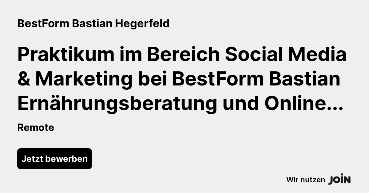 BestForm Bastian Hegerfeld logo
