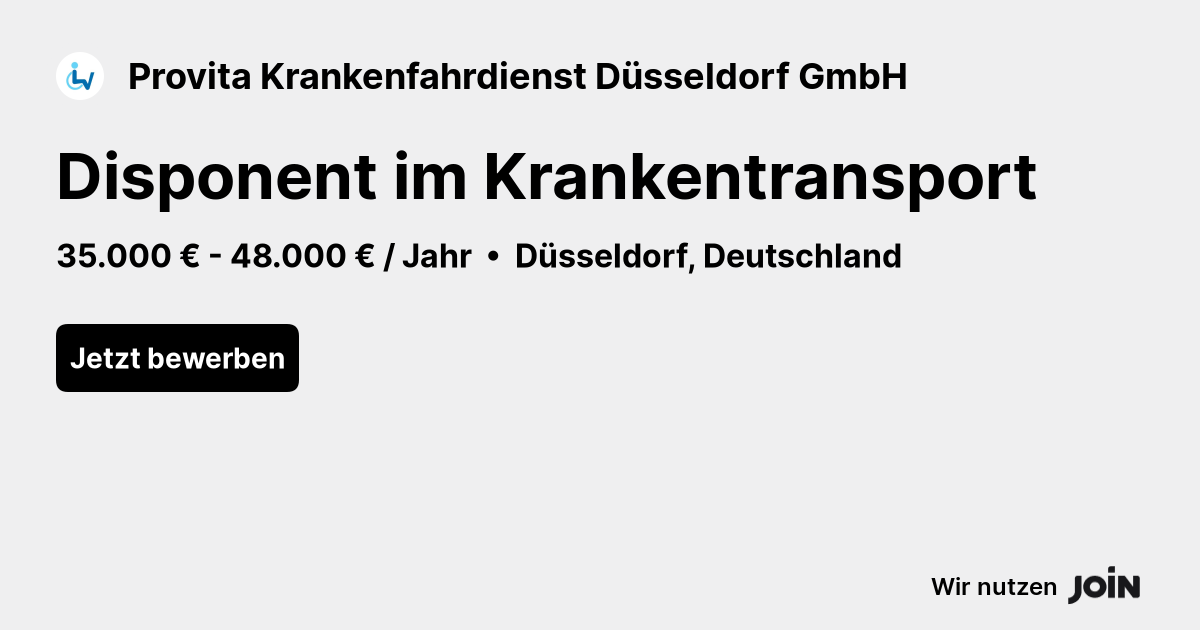 Provita Krankenfahrdienst Düsseldorf GmbH logo