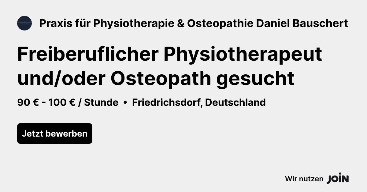 Praxis für Physiotherapie & Osteopathie Daniel Bauschert logo