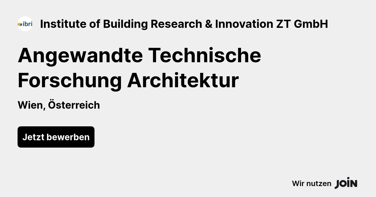 Institute of Building Research & Innovation ZT GmbH logo
