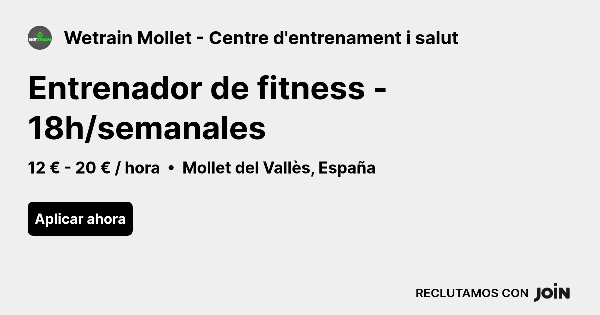 Wetrain Mollet - Centre d'entrenament i salut logo