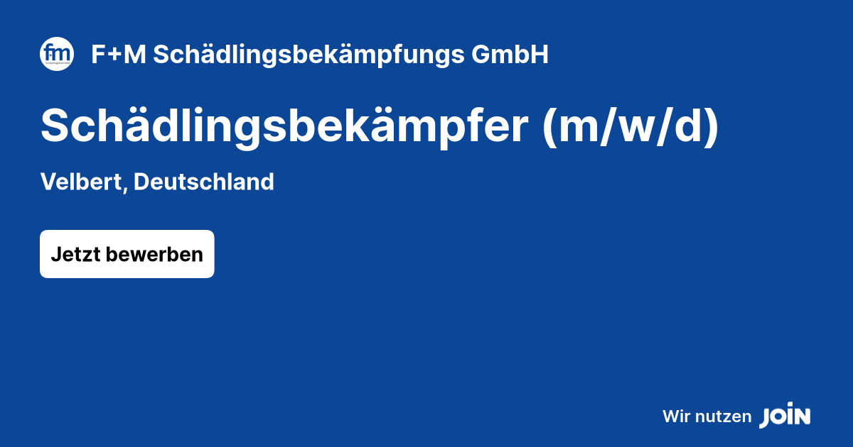 F+M Schädlingsbekämpfungs GmbH logo