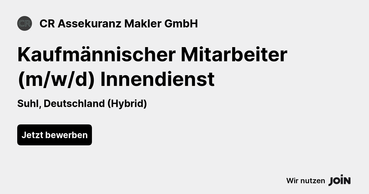 CR Assekuranz Makler GmbH logo