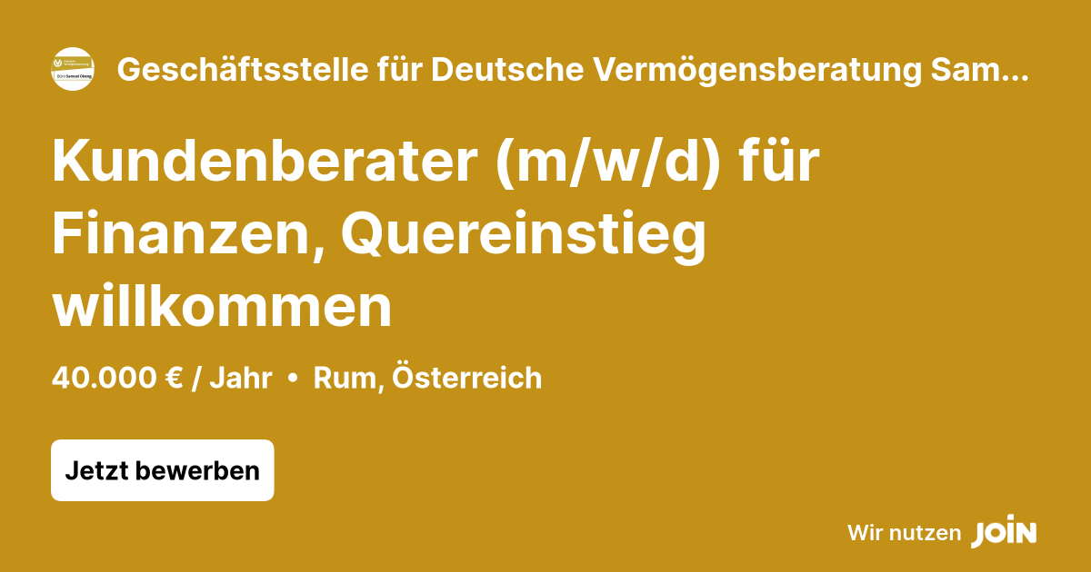 Geschäftsstelle für Deutsche Vermögensberatung Samuel Obeng logo