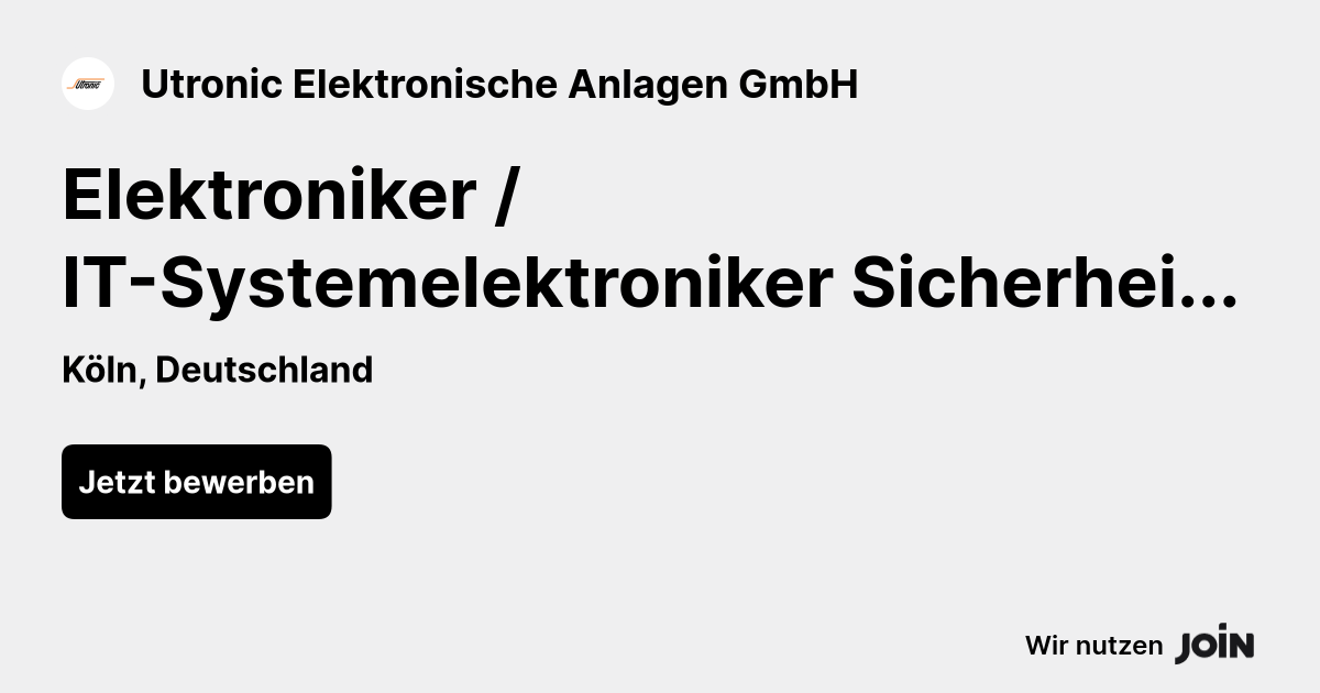 Utronic Elektronische Anlagen GmbH logo