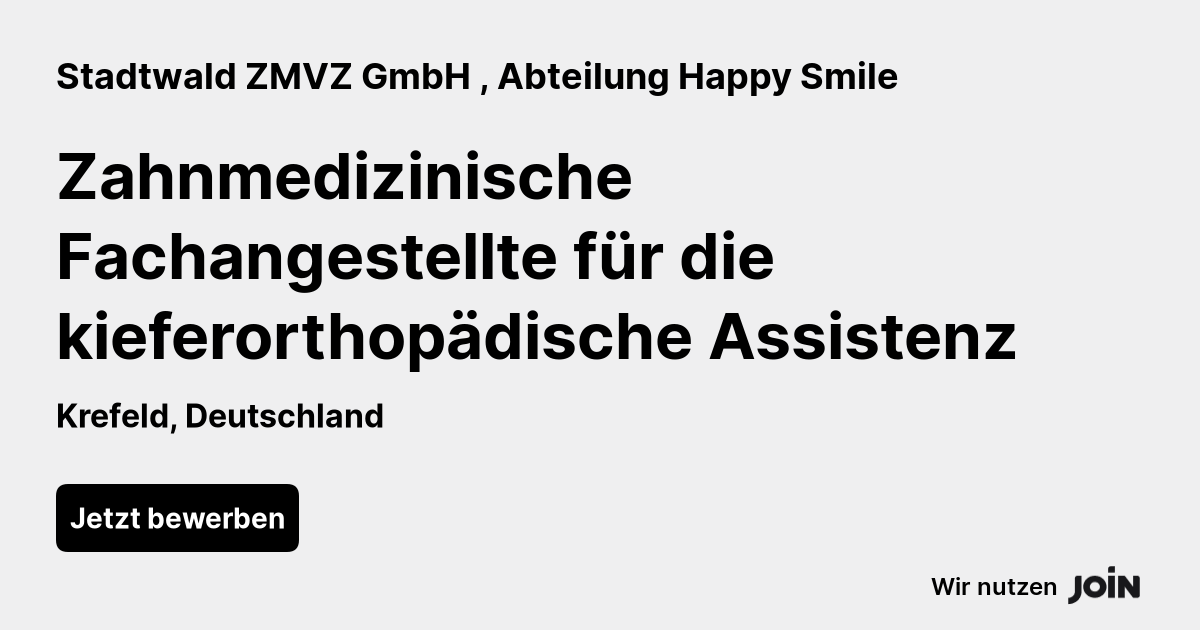 Stadtwald ZMVZ GmbH , Abteilung Happy Smile logo