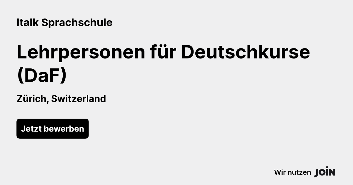 Italk Sprachschule logo
